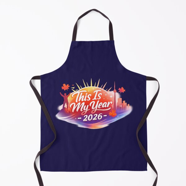 Item preview, This Is My Year 2026 – Inspiring Design Canada, New Year Motivation, Modern Style with Maple Leaves and Canadian Skyline designed and sold by mocci10.