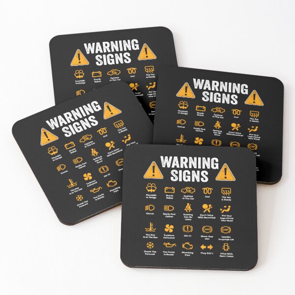 Item preview, Warning Signs 101 Auto Mechanic Driving designed and sold by ChestOutLoud.