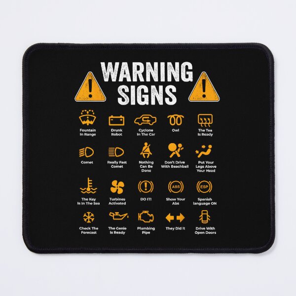 Item preview, Warning Signs 101 Auto Mechanic Driving designed and sold by ChestOutLoud.