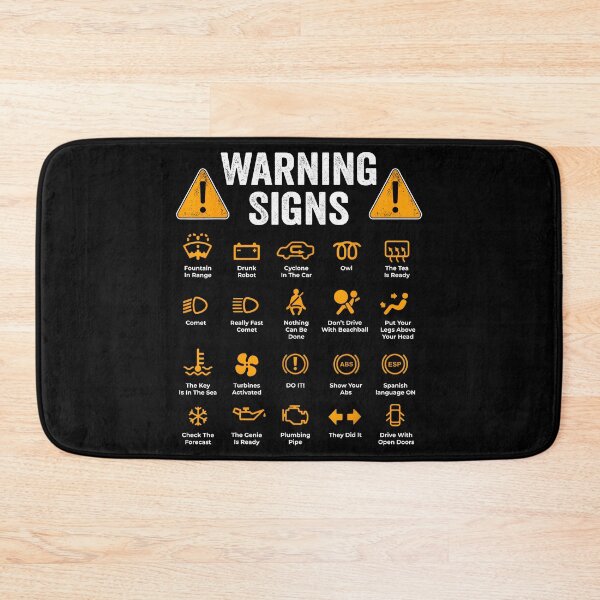 Item preview, Warning Signs 101 Auto Mechanic Driving designed and sold by ChestOutLoud.