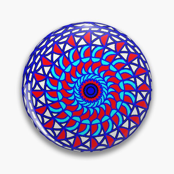 Item preview, "Hypnotic Spiral Mandala with Radiant Petals and Eye Symbols" designed and sold by nighttime1990.
