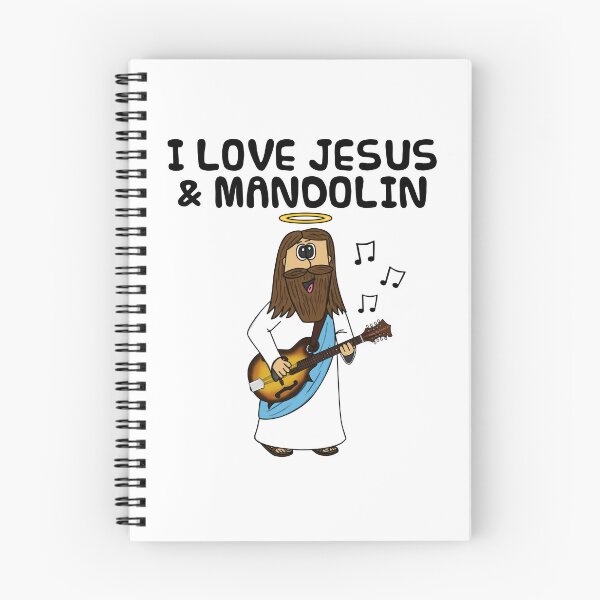 Item preview, I Love Jesus And Mandolin, Christian Musician Funny designed and sold by doodlerob.