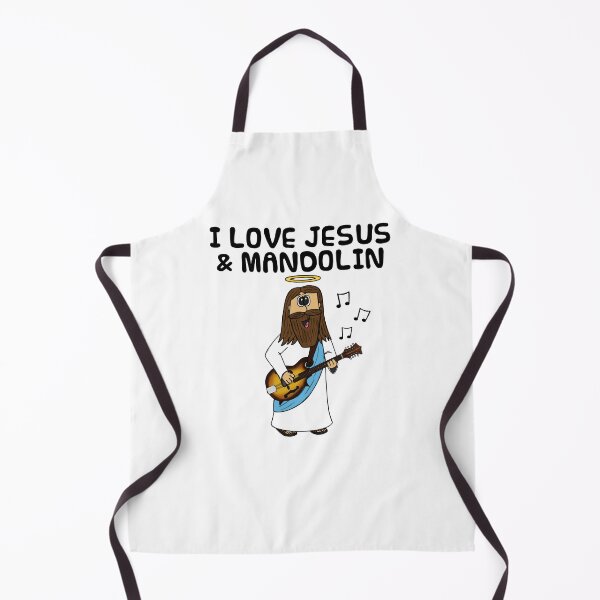 Item preview, I Love Jesus And Mandolin, Christian Musician Funny designed and sold by doodlerob.