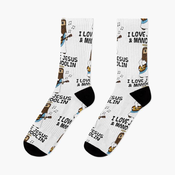 Item preview, I Love Jesus And Mandolin, Christian Musician Funny designed and sold by doodlerob.