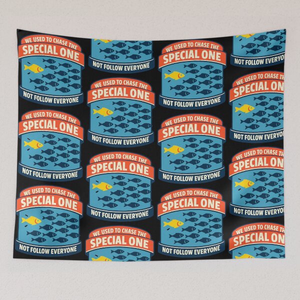 Item preview, We Used To Chase The Special One Not Follow Everyone Design designed and sold by TeeTimeTreasure.