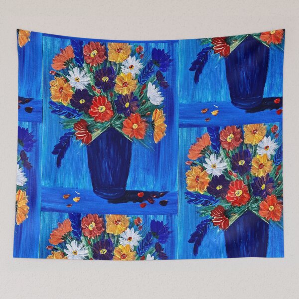 Item preview, Rainbow Radiance: Vibrant Multi-Colored Floral Bouquet designed and sold by kkartwork.