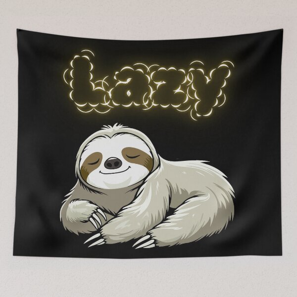 Item preview, Lazzy living slow calm and completely unbothered designed and sold by THEVONZA.