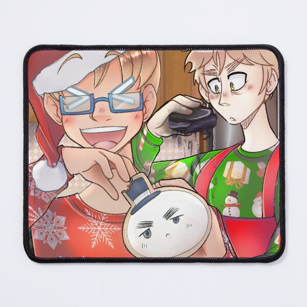 Item preview, [LIMITED TIME] America and England (Hetalia) Mochi Christmas Cookies designed and sold by pinkbobabear.