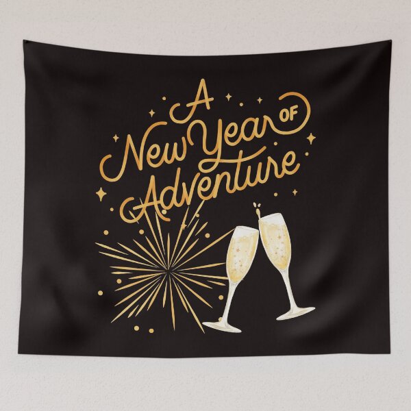 Item preview, A New Year Of An Adventure. designed and sold by Dinasshop.