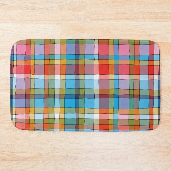 Item preview, Colorful Plaid Funky Rustic Retro Contemporary Pattern designed and sold by kierkegaard.