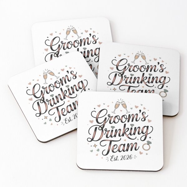 Item preview, Grooms Drinking Team designed and sold by J-CCreations.