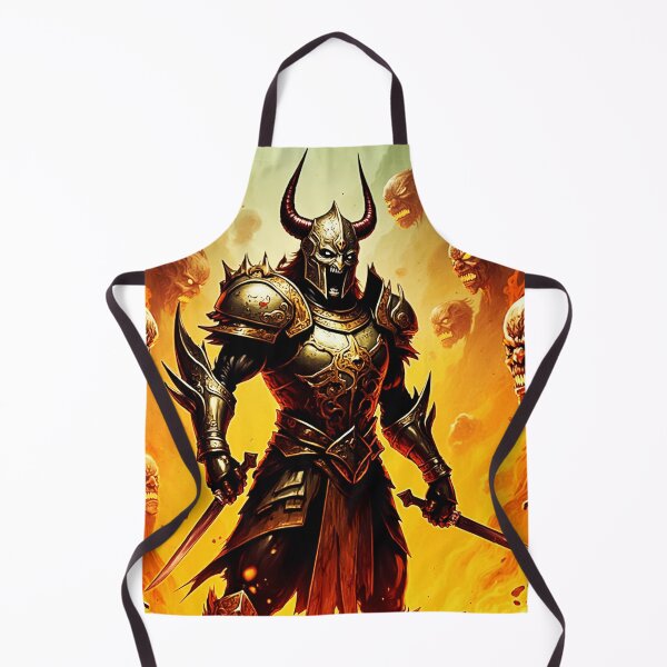 Item preview, dark fantasy doom slayer designed and sold by Mudikeys.