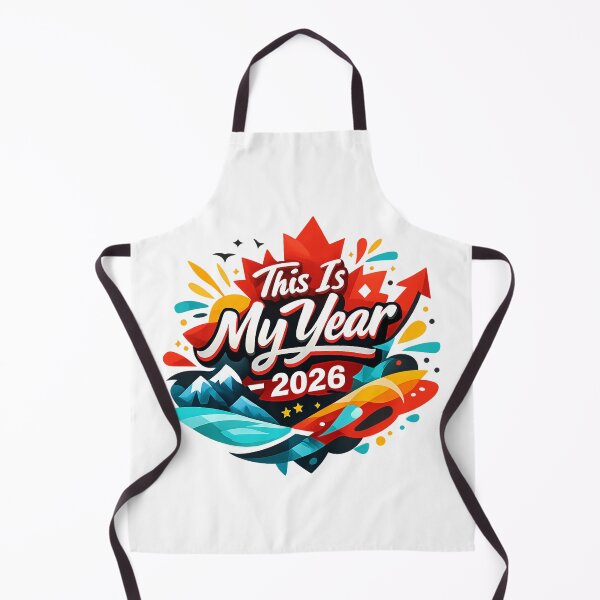 Item preview, This Is My Year 2026 – Design Motivation Canada with Maple Leaf, Nature and Positive Energy | New Year 2026 T-Shirt designed and sold by mocci10.