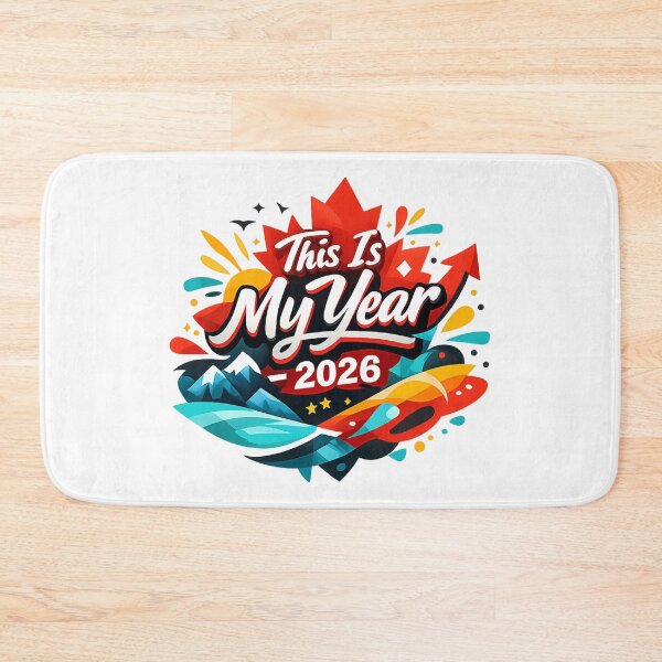 Item preview, This Is My Year 2026 – Design Motivation Canada with Maple Leaf, Nature and Positive Energy | New Year 2026 T-Shirt designed and sold by mocci10.