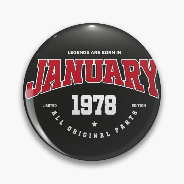 Item preview, January legends 1978 designed and sold by HB Shirts.