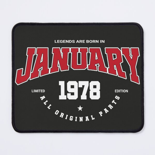 Item preview, January legends 1978 designed and sold by HB Shirts.