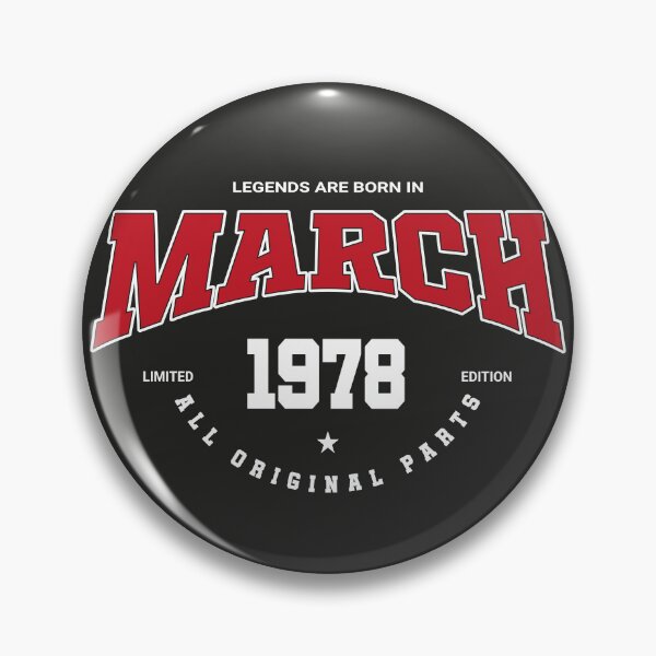 Item preview, March legends 1978 designed and sold by HB Shirts.