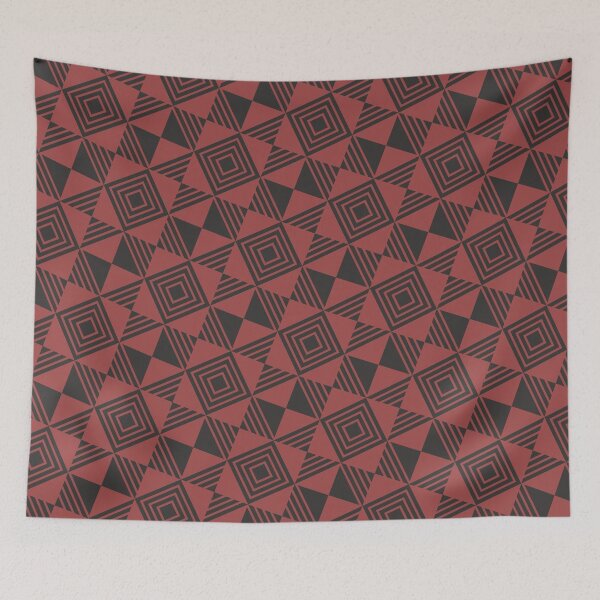 Item preview, Cute Tartan Traingle Square - Abstract Geometric Shape Pattern - Wedding Anniversary Gifts designed and sold by RoyalStarsPatts.
