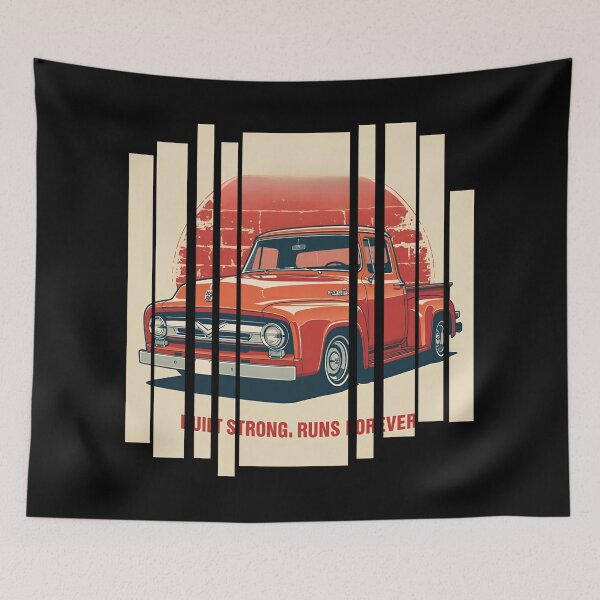 Item preview, For F100 Pickup Truck, 1956 vintage, retro, bold and iconic F100 3 designed and sold by Neon G.