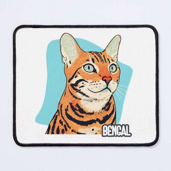 Item preview, Bengal Blaze: Wild Elegance in Vivid Form designed and sold by ForeverPrintsOK.