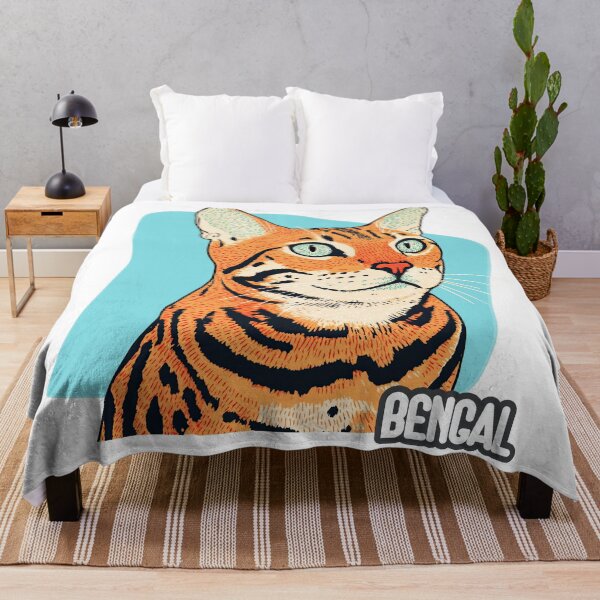 Item preview, Bengal Blaze: Wild Elegance in Vivid Form designed and sold by ForeverPrintsOK.