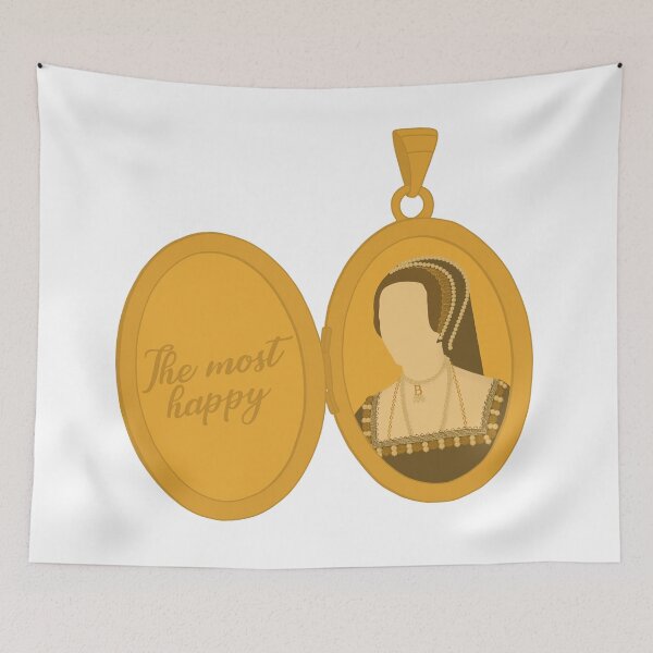 Item preview, Queen Tudor Anne Boleyn Gold Locket designed and sold by FreeOrca.