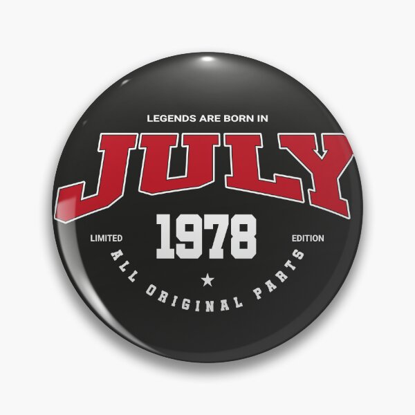 Item preview, July legends 1978 designed and sold by HB Shirts.