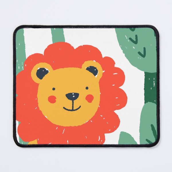 Item preview, Cute Lion Illustration – Playful Nursery Animal Art designed and sold by parspresents.