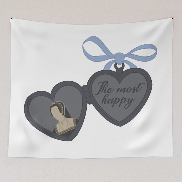 Item preview, Queen Tudor Anne Boleyn Silver Locket designed and sold by FreeOrca.