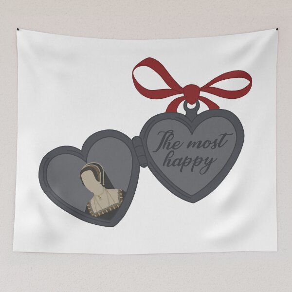 Item preview, Queen Tudor Anne Boleyn Silver Locket designed and sold by FreeOrca.