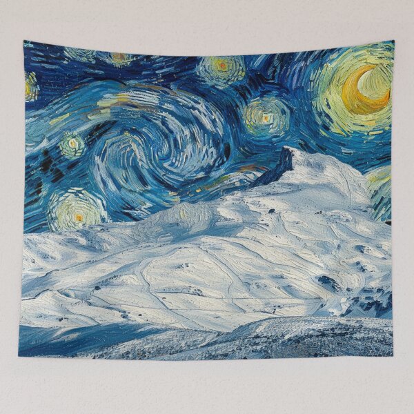 Item preview, Veleta Peak in Sierra Nevada, Van Gogh style designed and sold by KukiLdeGuevara.