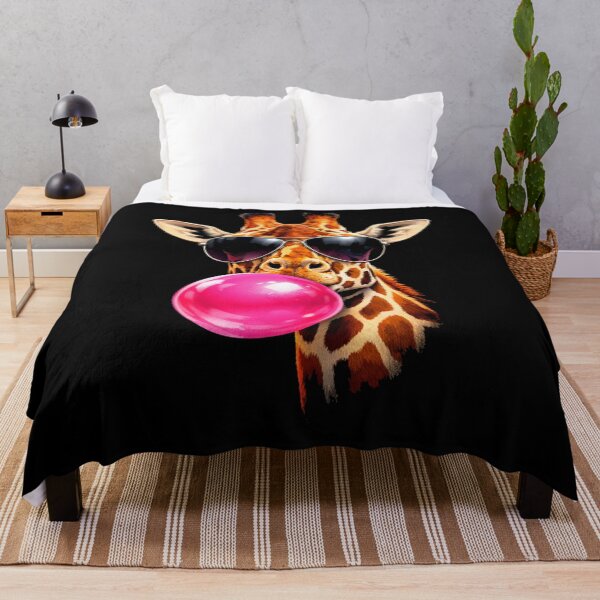 Item preview, Cool Giraffe with Sunglasses and Bubblegum designed and sold by Gustavo Navarro.