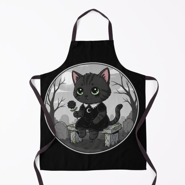 Artikelvorschau, Melancholic Gothic Cat With Black Rose Fantasy Art entworfen und verkauft von RebellDancer.