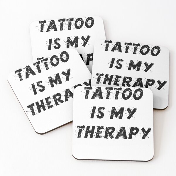 Item preview, Tattoo is my therapy designed and sold by CaptnChouquette.