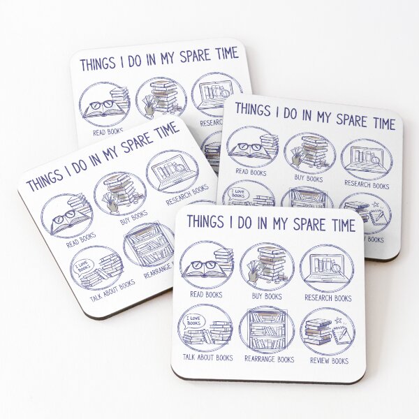 Item preview, Things I Do In My Spare Time Book Lover designed and sold by Narutomarket.