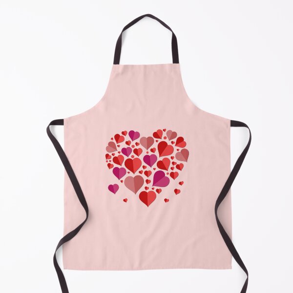 Item preview, 3D Paper Cut Heart Mosaic - Multi-Tone Red & Pink Valentine Aesthetic designed and sold by DeeLulu.
