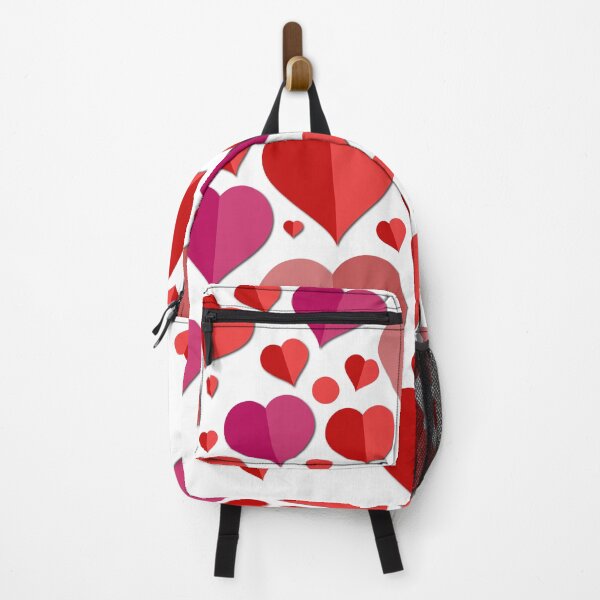 Item preview, 3D Paper Cut Heart Mosaic - Multi-Tone Red & Pink Valentine Aesthetic designed and sold by DeeLulu.