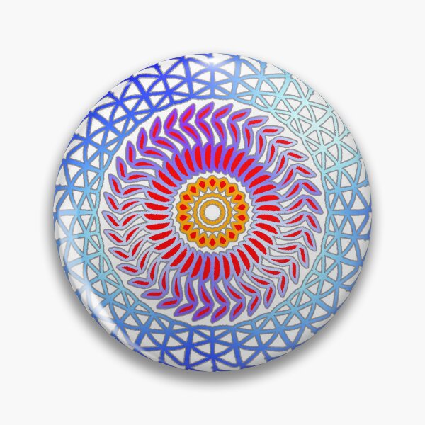 Item preview, Multilayered Mandala with Petal Rings and Interlocking Geometry" designed and sold by nighttime1990.