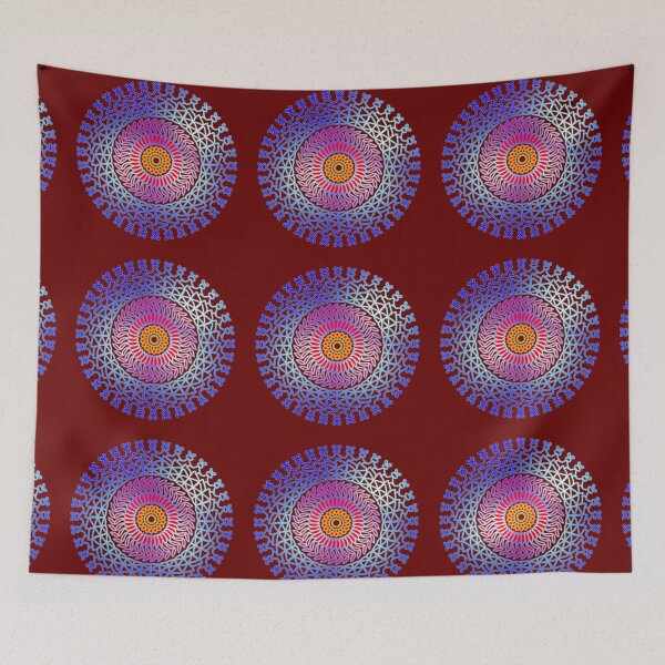 Item preview, Multilayered Mandala with Petal Rings and Interlocking Geometry" designed and sold by nighttime1990.