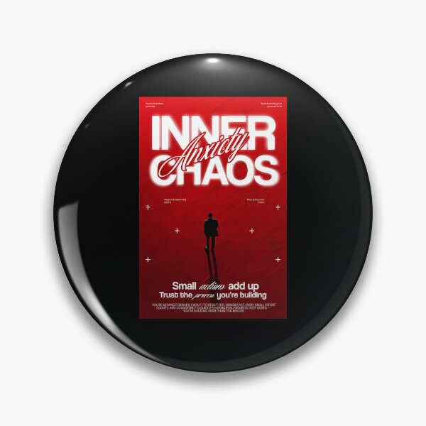 Item preview, Inner Chaos Anxiety – Minimal Mental Health Concept designed and sold by Terrero.