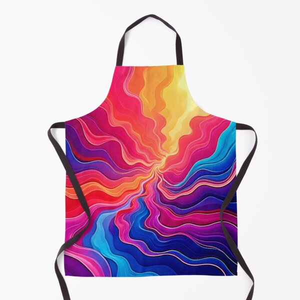 Item preview, Vivid Waves: Abstract Neon Energy Flow Art designed and sold by Health And Fitness Posts e-Store.