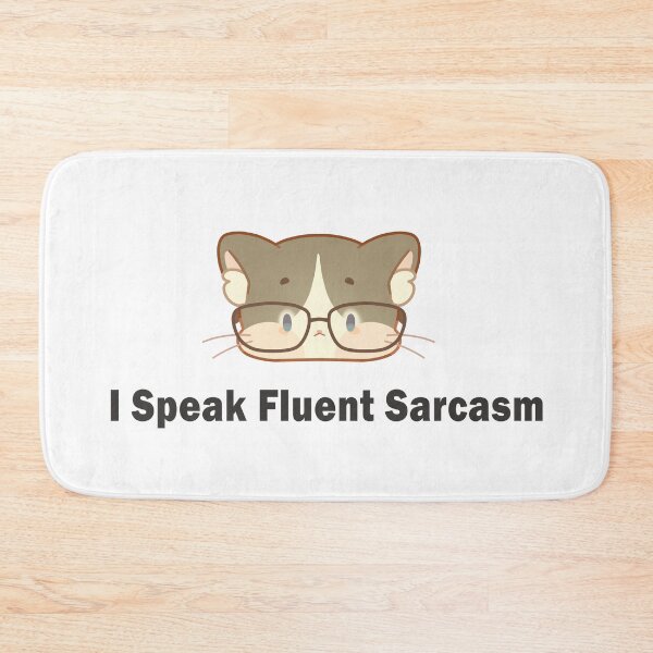 Item preview, I Speak Fluent Sarcasm – The Cat That Never Forgives ❀ designed and sold by DLuci.