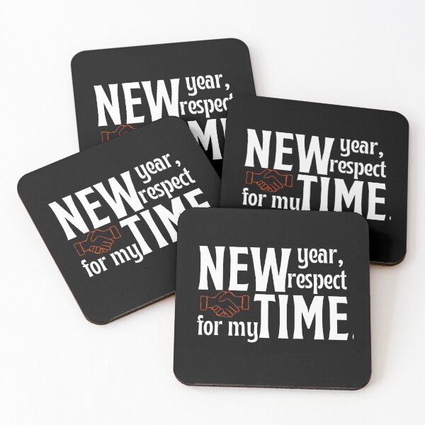 Item preview, New Year, New Respect For My Time – Self Worth & Productivity Quote Design” designed and sold by FreeArtStyle.