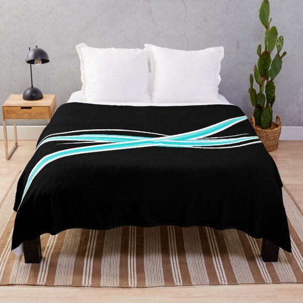 Item preview, Cyan Neon Energy Waves - Abstract Cyber Sigilism designed and sold by Dakson Design - Fantasy Art.