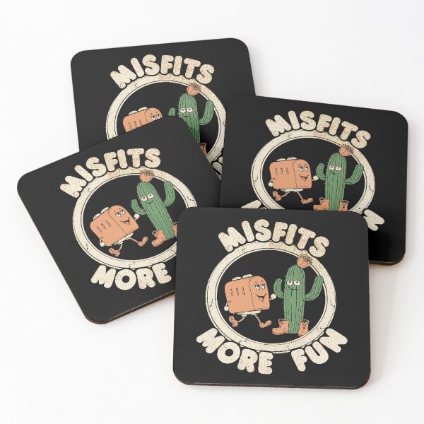 Item preview, Classic Cartoon Misfits Have More Fun Toaster Cactus Apparel designed and sold by NovaDoodle Art Studio.