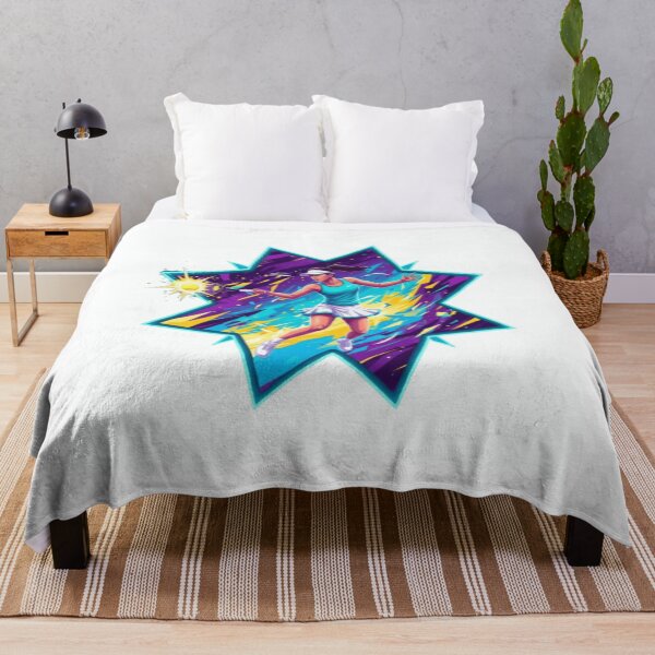 Item preview, Neon Tennis Star - Dynamic Cyberpunk Athlete Art designed and sold by t-shirt studio.