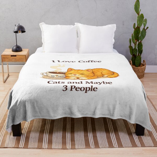 Item preview, I Love Coffee, Cats & Maybe 3 People! designed and sold by WeLoveCatss.