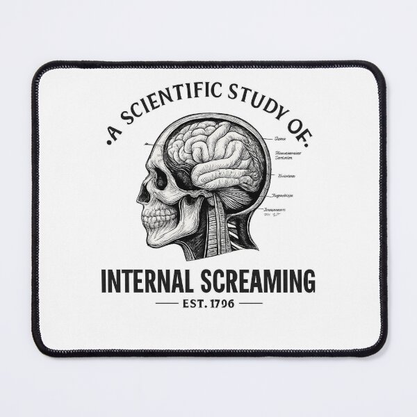 Item preview, Dark Academia Brain Diagram - Internal Screaming EST 1796 designed and sold by w66aboo.