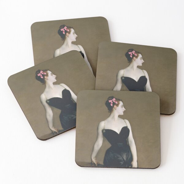 Item preview, Coquette Madame X - John Singer Sargent Art Parody with Pink Bow designed and sold by Open Canvas.