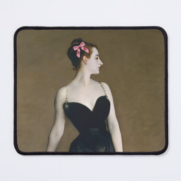 Item preview, Coquette Madame X - John Singer Sargent Art Parody with Pink Bow designed and sold by Open Canvas.